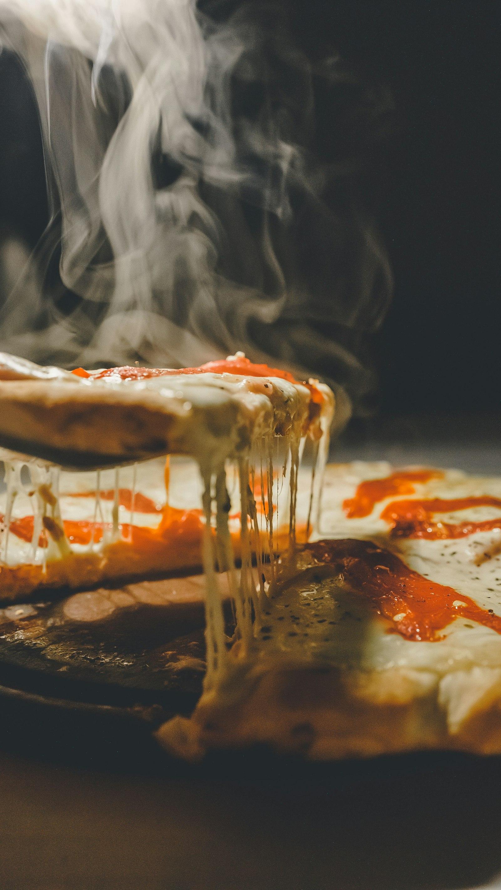 A vegetable pizza loaded with fresh toppings